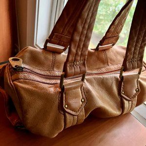 marc by marc jacobs camel leather handbag